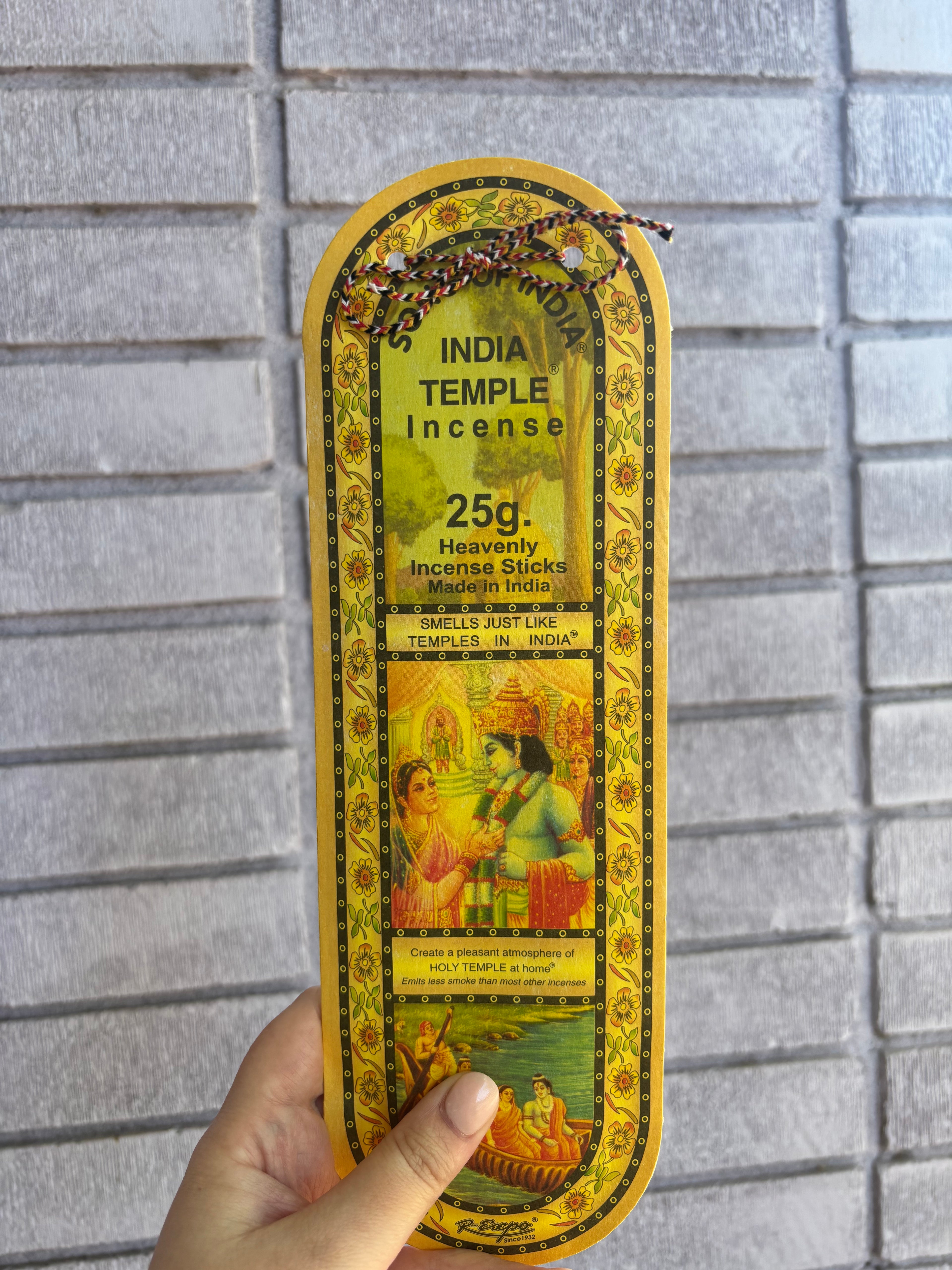Indian Temple Incense 25g